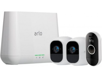 $275 off Arlo Pro 2 1080p Wi-Fi Wire-Free Security Camera (2-Pack)