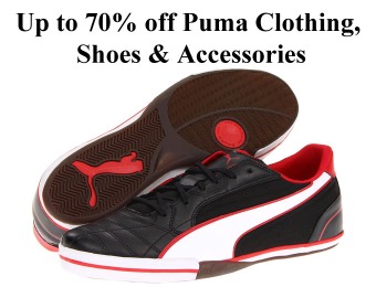 Up to 70% off Puma Clothing, Shoes & Accessories