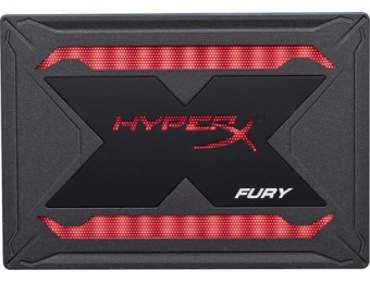 $38 off HyperX FURY 480GB Internal SATA SSD with RGB Lighting