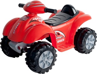$50 off Lil' Rider Battery-Powered Red Raptor 4-Wheeler