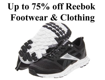 Up to 75% off Reebok Footwear & Clothing for the Entire Family