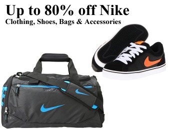 Up to 80% off Nike Clothing, Shoes, Bags & Accessories