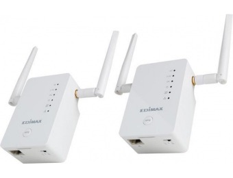 $100 off Two Edimax Gemini AC1200 Wi-Fi Extenders with Smart Roaming