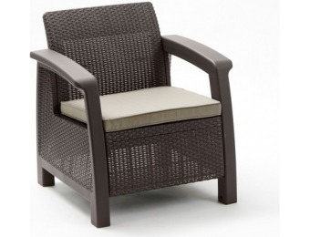 $154 off Bahamas Outdoor Resin Patio Armchair with Cushion
