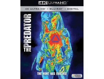 40% off The Predator (4K Ultra HD + Blu-ray + Digital)