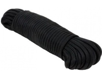 60% off Extreme Max Type III 550 50' Paracord in Black