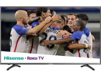 $200 off Hisense 55" LED R7 Series Smart Roku 4K UHD TV