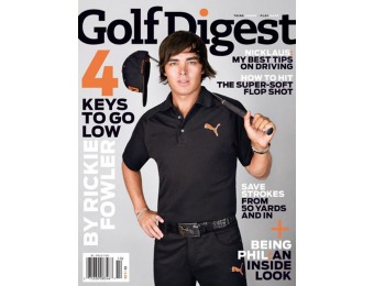 $43 off Golf Digest Magazine Subscription, $4.50 / 12 Issues