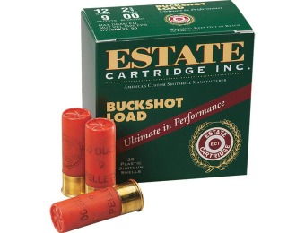 $8 off Estate 12-Ga. Buckshot – 25rds. Per Box
