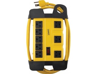 80% off Staples 8-Outlet 1800 Joule Industrial Surge Protector