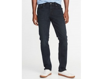 50% off Slim 24/7 Built-In Flex Blue Black Jeans for Men