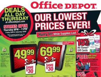 Office Depot Black Friday Sale Ad Preview - Lowest Prices Ever!