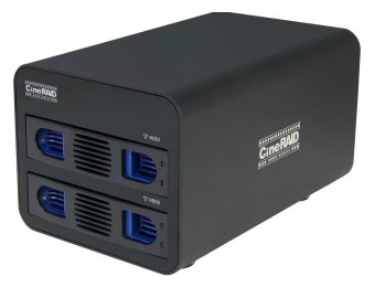 $80 off CineRAID CR-H252B Dual 3.5 Bay USB 3.0 RAID Enclosure