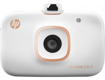 $100 off HP Sprocket 2-in-1 Camera & Photo Printer - White