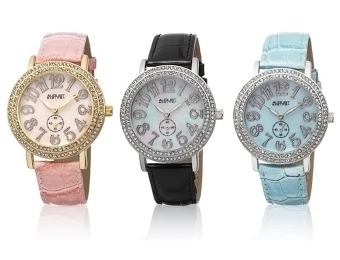 92% off August Steiner Women's Watches, Crystal, Mother of Pearl