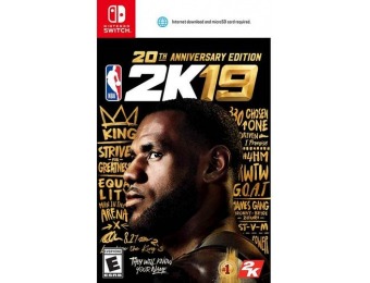 70% off NBA 2K19 20th Anniversary Edition - Nintendo Switch