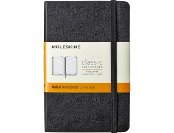 33% off Moleskine Ruled Pocket Notebook - Black