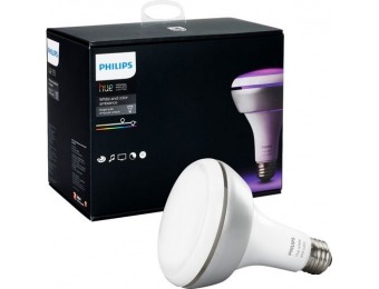 50% off Philips Hue Ambiance BR30 Wi-Fi Smart LED Floodlight Bulb