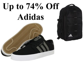 Up to 74% off Adidas Footwear, Clothing, Bags & Accessories