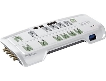 69% off Rocketfish 12-Outlet Surge Protector w/ Auto-Shutdown