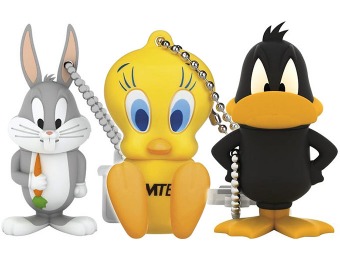 65% off EMTEC Looney Tunes 4GB USB Flash Drives (6 characters)