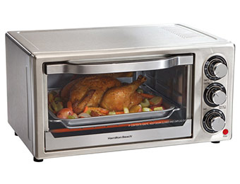 $10 off Hamilton Beach Stainless Steel 6-Slice Toaster Oven