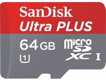 46% off SanDisk Ultra 64GB microSDXC UHS-I Memory Card