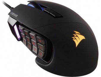 $30 off Corsair Gaming SCIMITAR PRO RGB Gaming Mouse