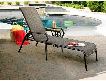 $179 off Garden Oasis East Point Sling Chaise Lounge