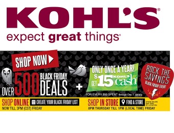 Shop Now: Over 500 Black Friday Deals at Kohls.com