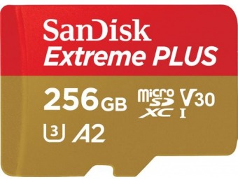 $136 off SanDisk Extreme 256GB microSDXC UHS-I Memory Card