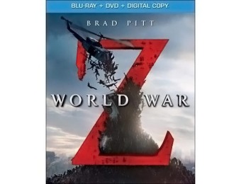 80% off World War Z (Blu-ray + DVD + Digital Copy)