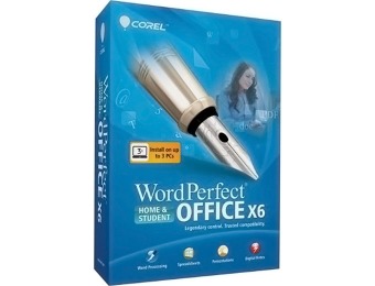 $85 off Corel WordPerfect Office X6 Home & Student