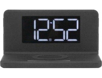 33% off Aluratek Alarm Clock with Nightlight and Qi Wireless Charging