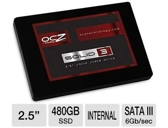 $50 off OCZ Solid 3 480GB Solid State Drive after rebate