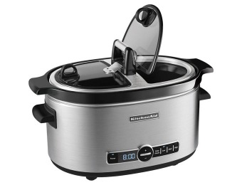 $100 off Kitchenaid KSC6222ACS Stainless Steel 6 Qt. Slow Cooker