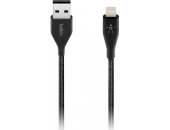 50% off Belkin DuraTek 4' USB Type A-to-Lightning Cable - White or Black