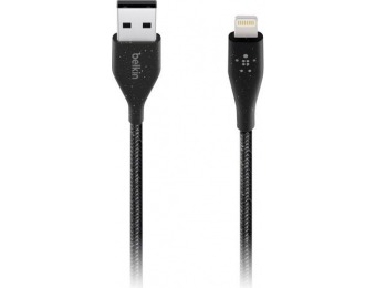 50% off Belkin DuraTek 6' USB Type A-to-Lightning Cable - White or Black