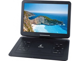 $50 off TaoTronics 15.6" Portable DVD Player with Swivel Screen