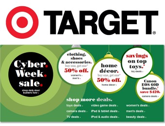 Cyber Week Sale at Target - Shop deals on TVs, cameras, toys & more