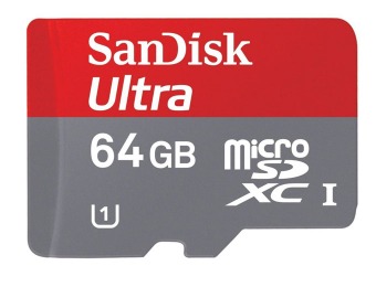 $67 off SanDisk Pixtor 64GB microSDHC Class 10 Memory Card