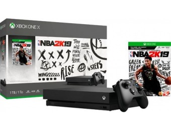 $30 Gift Card + $150 off Microsoft Xbox One X 1TB NBA 2K19 Bundle