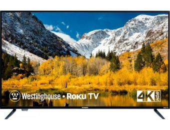 $170 off Westinghouse 50" LED Smart Roku TV 4K UHD TV