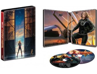 $25 off Captain Marvel [SteelBook] (4K Ultra HD Blu-ray/Blu-ray)