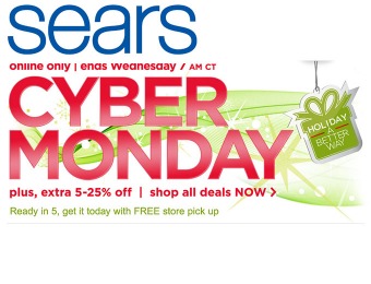 Sears Cyber Monday - Wednesday Deals - While Supplies Last