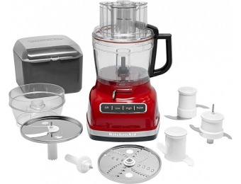 $90 off KitchenAid KFP1133ER 11-Cup Food Processor - Empire Red