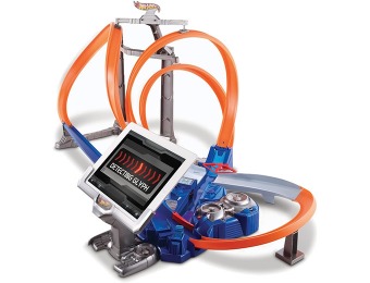 44% off Hot Wheels Triple Track Twister Track Set w/ iPad Stand
