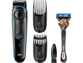 43% off Braun 3040 Wet/Dry Beard Trimmer with 2 Guide Combs