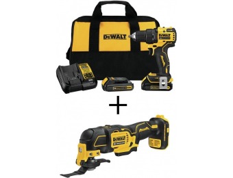 $140 off DeWalt ATOMIC 20V MAX Brushless Compact 1/2" Drill Driver