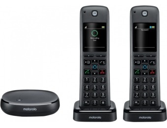 $40 off Motorola MOTO-AXH02 Expandable Cordless Phone System